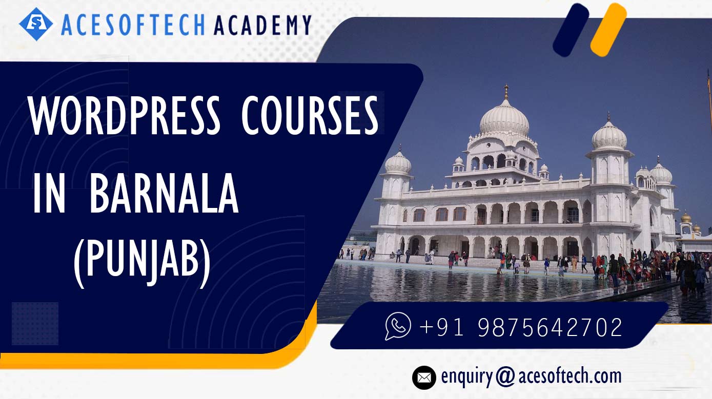 WordPress Course Training Institue in Barnala