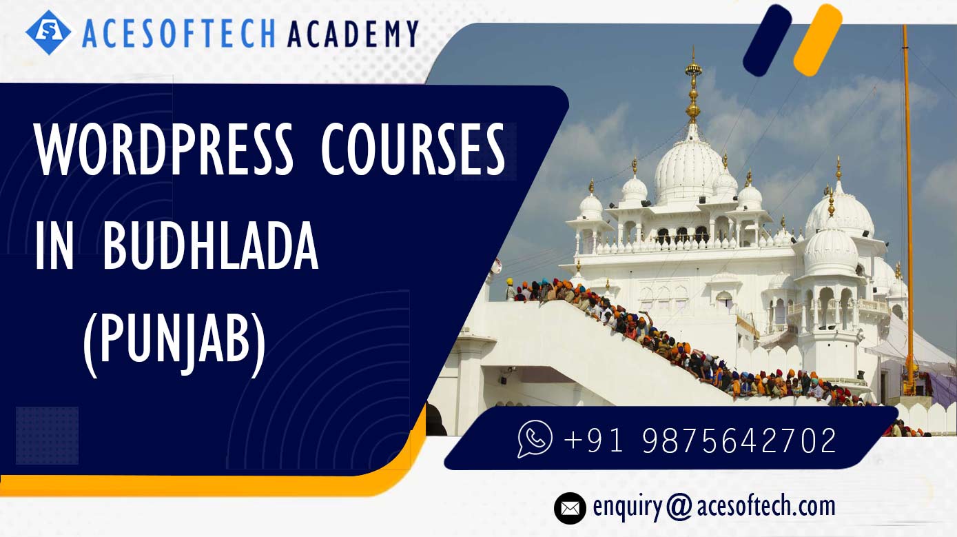 WordPress Course Training Institue in Budhlada