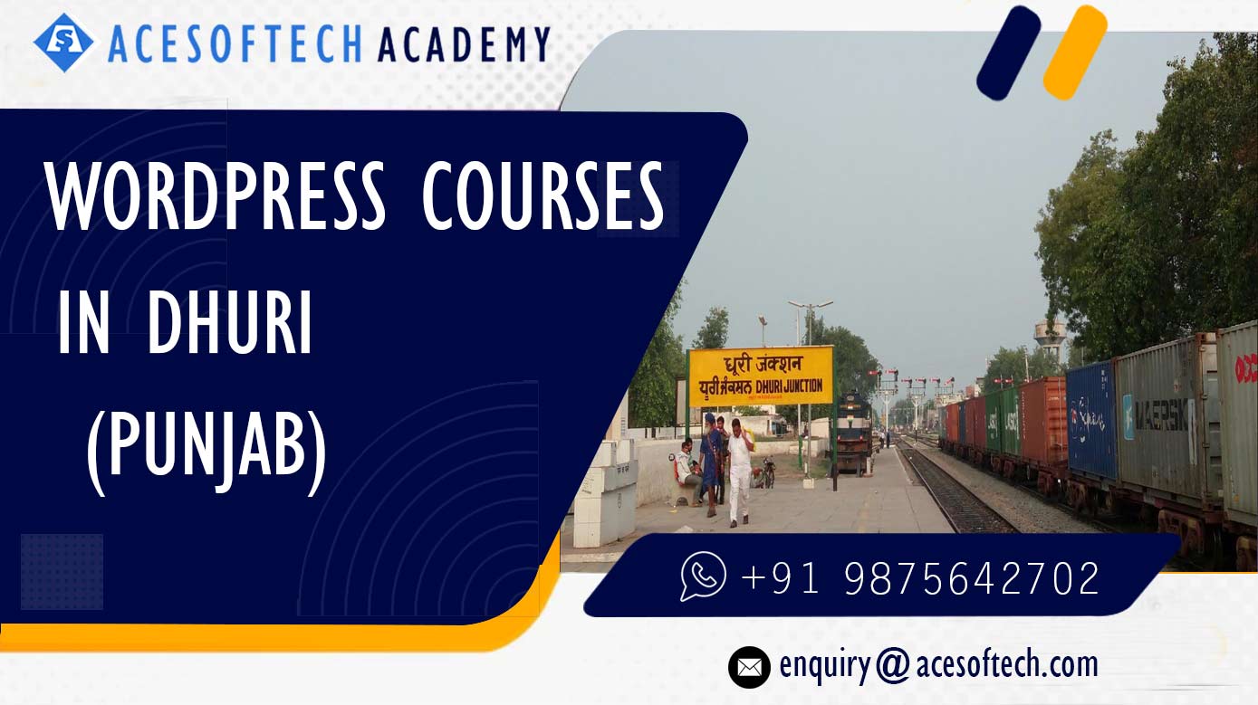 WordPress Course Training Institue in Dhuri