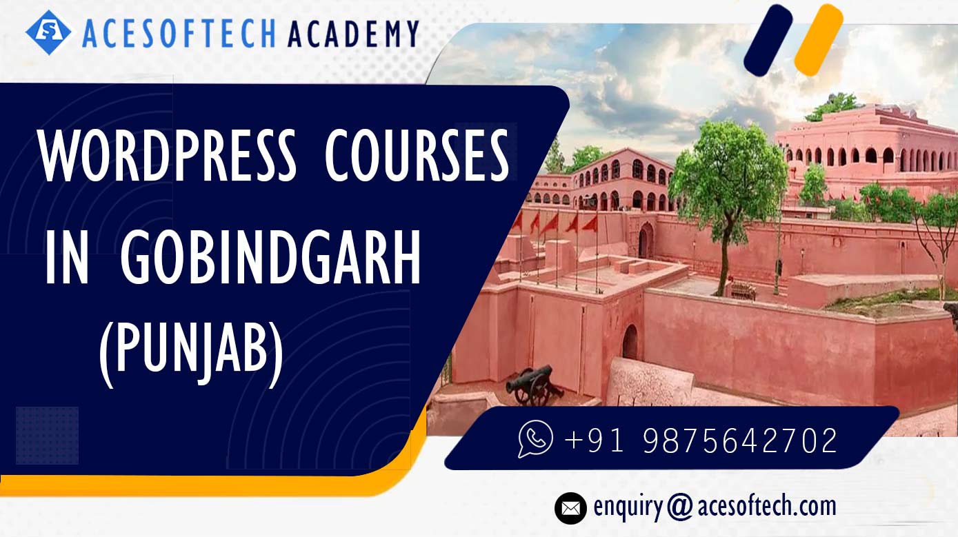 WordPress Course Training Institue in Gobindgarh
