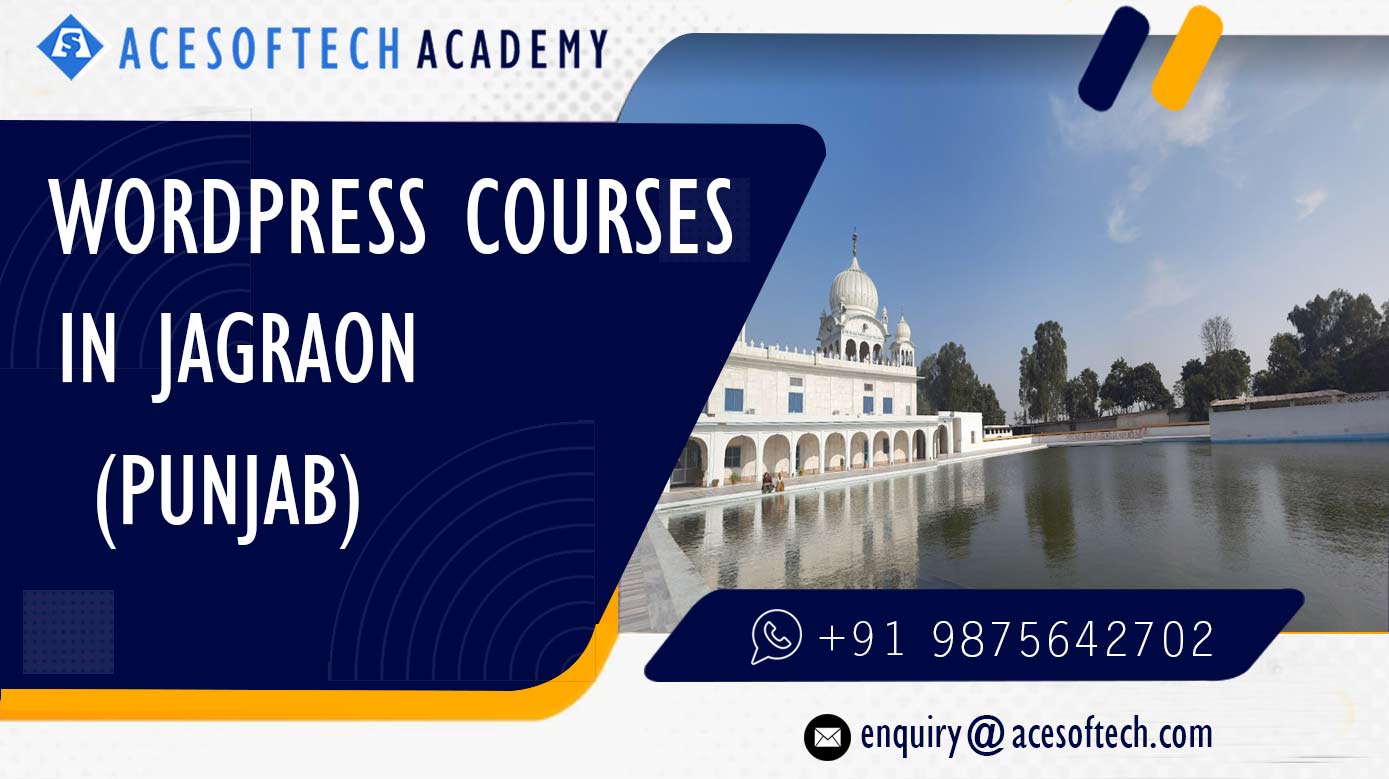 WordPress Course Training Institue in Jagraon