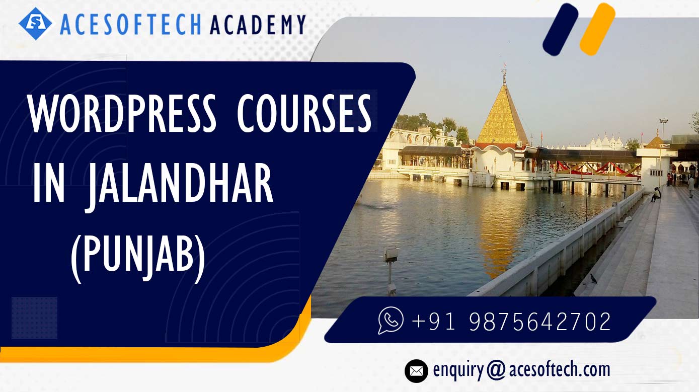 WordPress Course Training Institue in Jalandhar