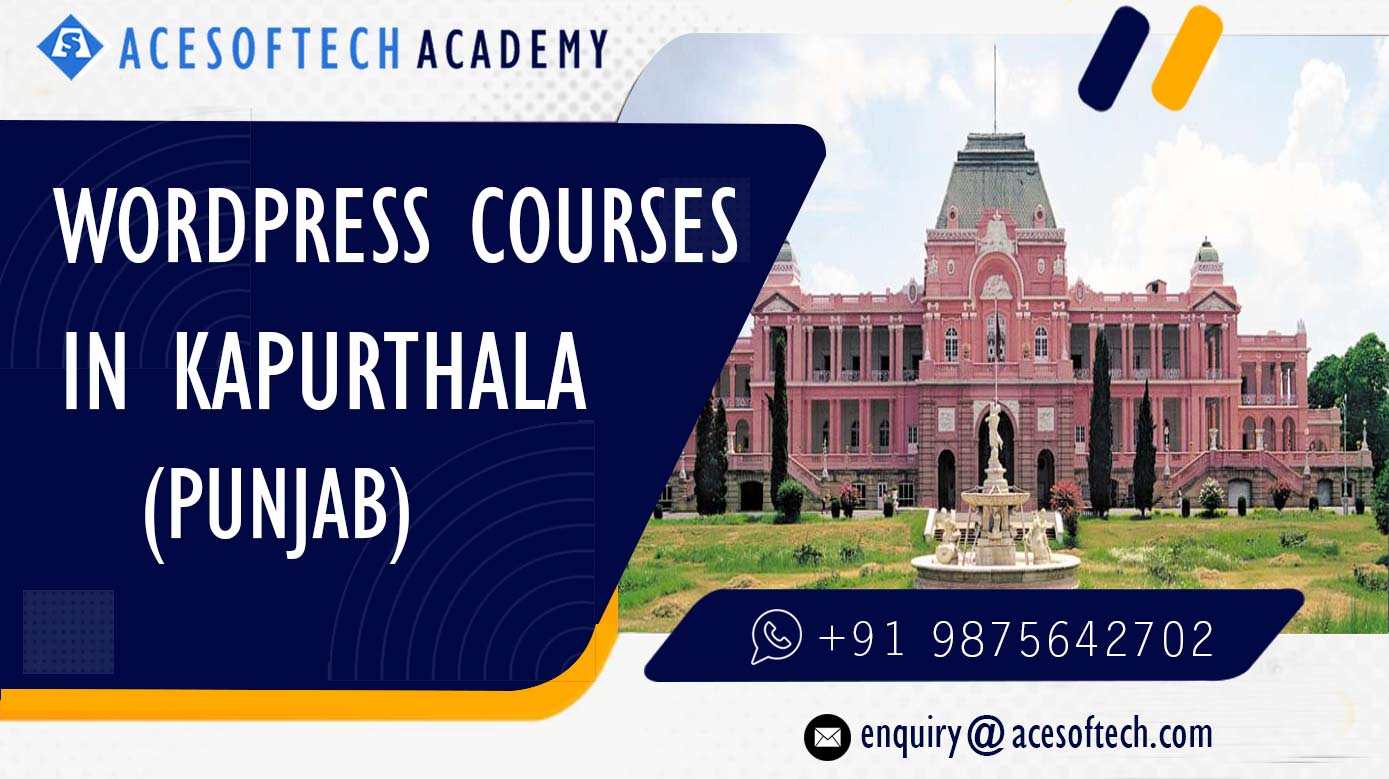 WordPress Course Training Institue in Kapurthala