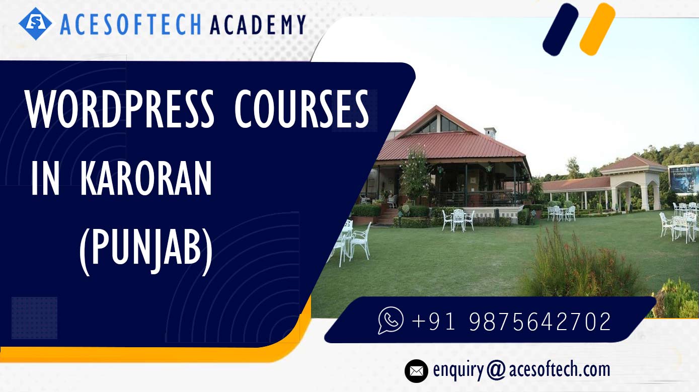 WordPress Course Training Institue in Karoran