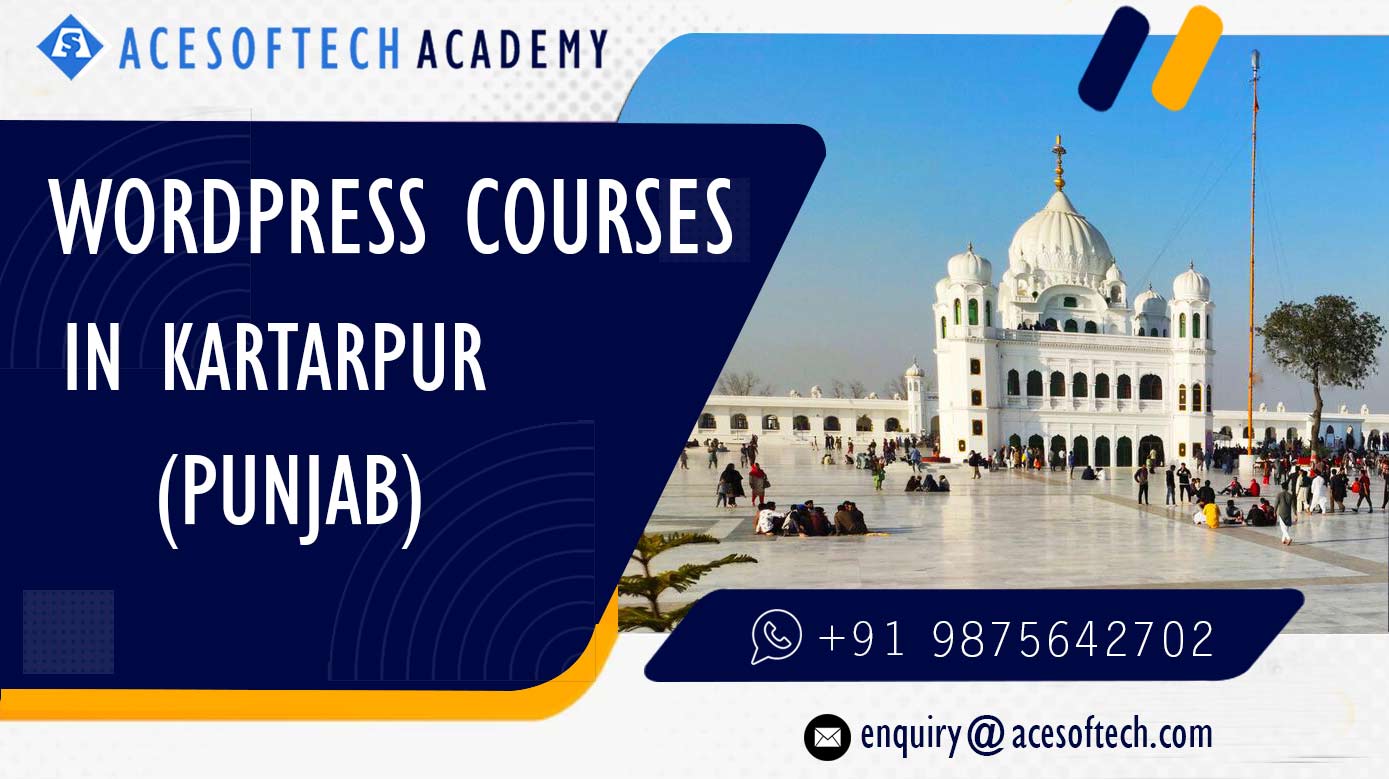 WordPress Course Training Institue in Kartarpur