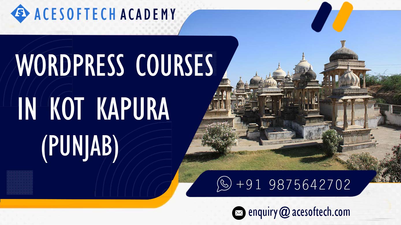 WordPress Course Training Institue in Kot Kapura