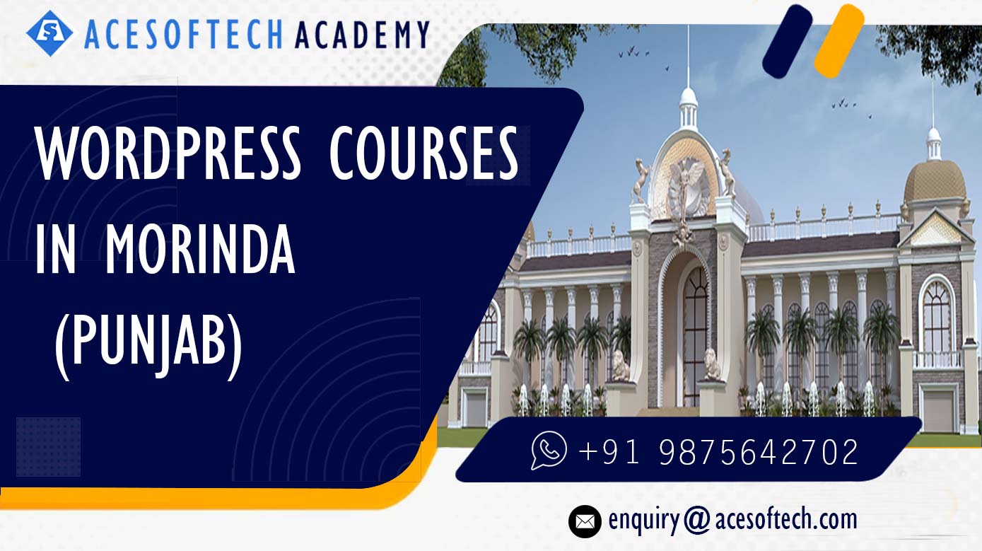 WordPress Course Training Institue in Morinda