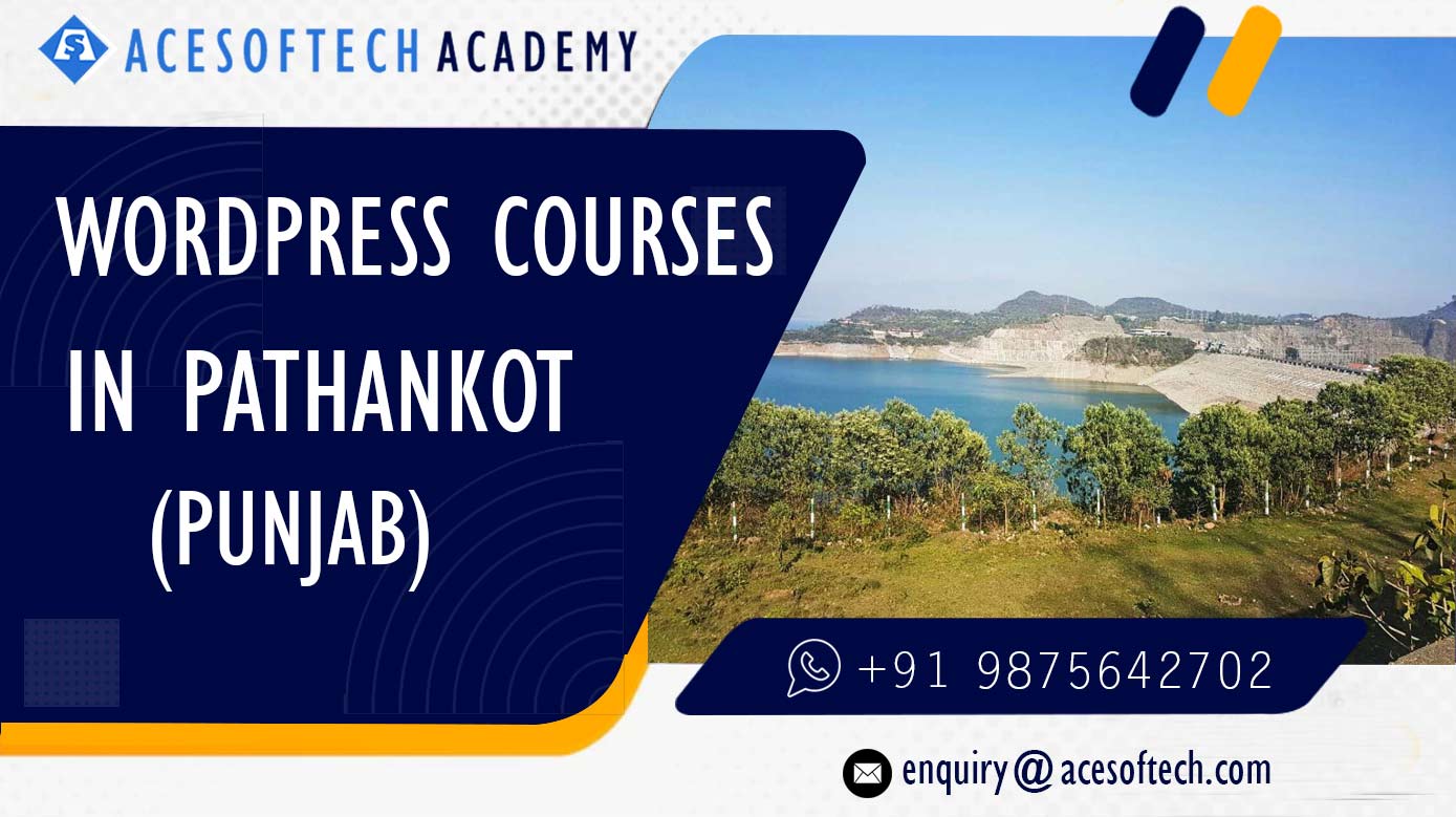 WordPress Course Training Institue in Pathankot