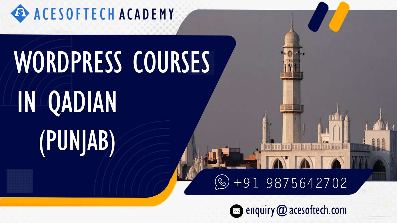 WordPress Course Training Institue in Qadian