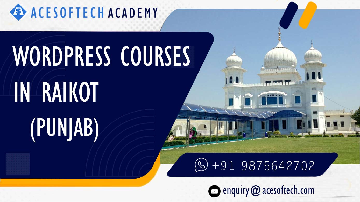 WordPress Course Training Institue in Raikot