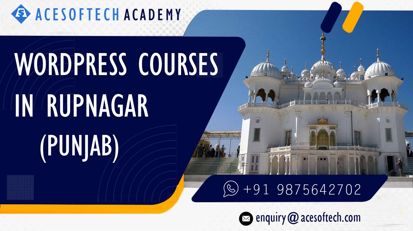 WordPress Course Training Institue in Rupnagar
