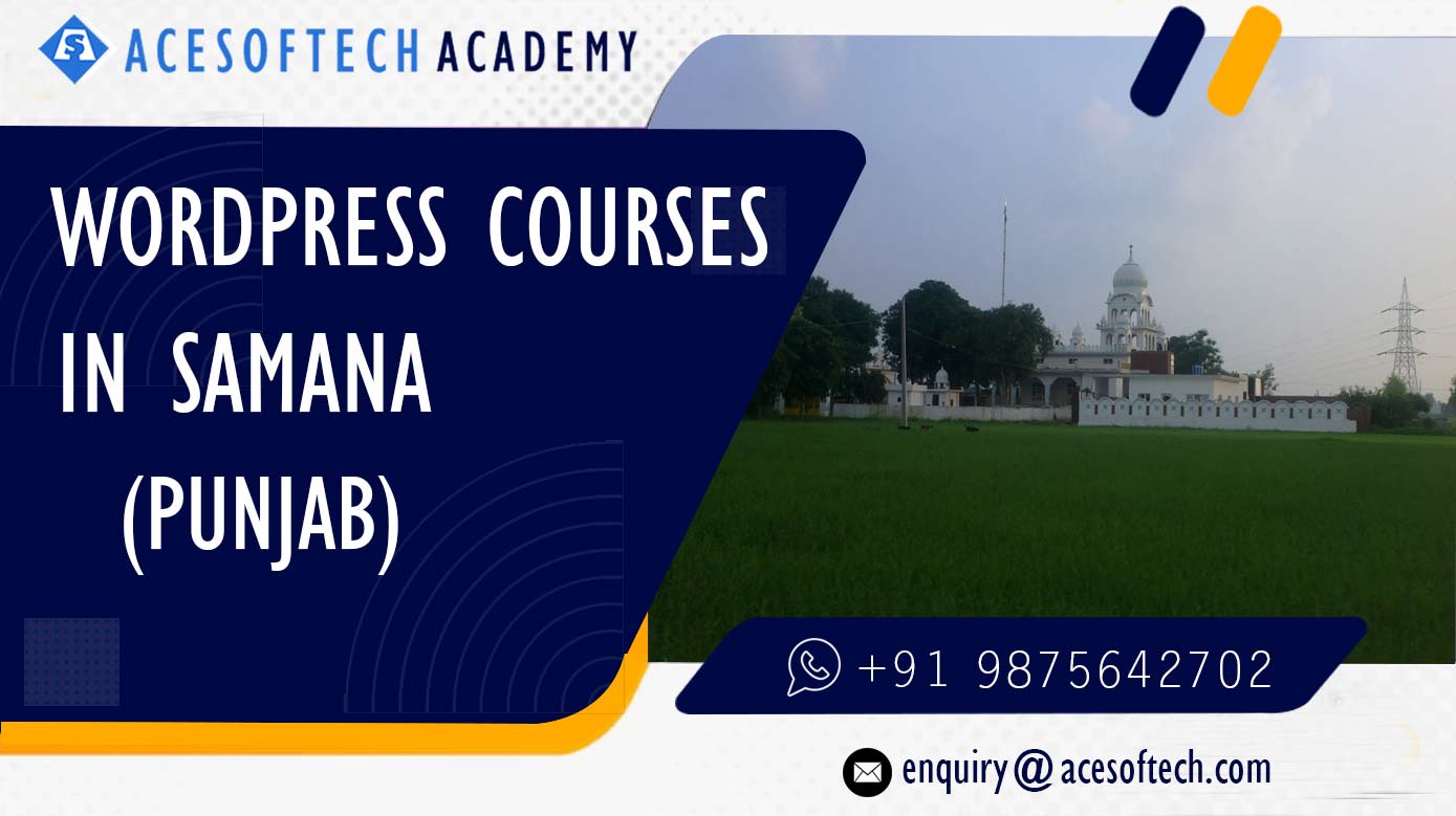WordPress Course Training Institue in Samana