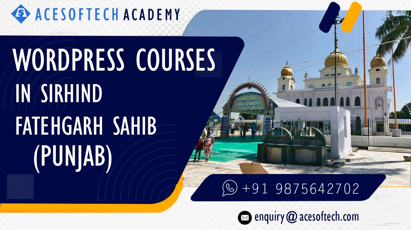 WordPress Course Training Institue in Sirhind Fatehgarh Sahib