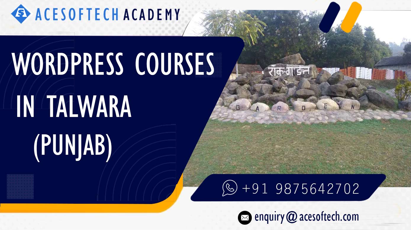WordPress Course Training Institue in Talwara