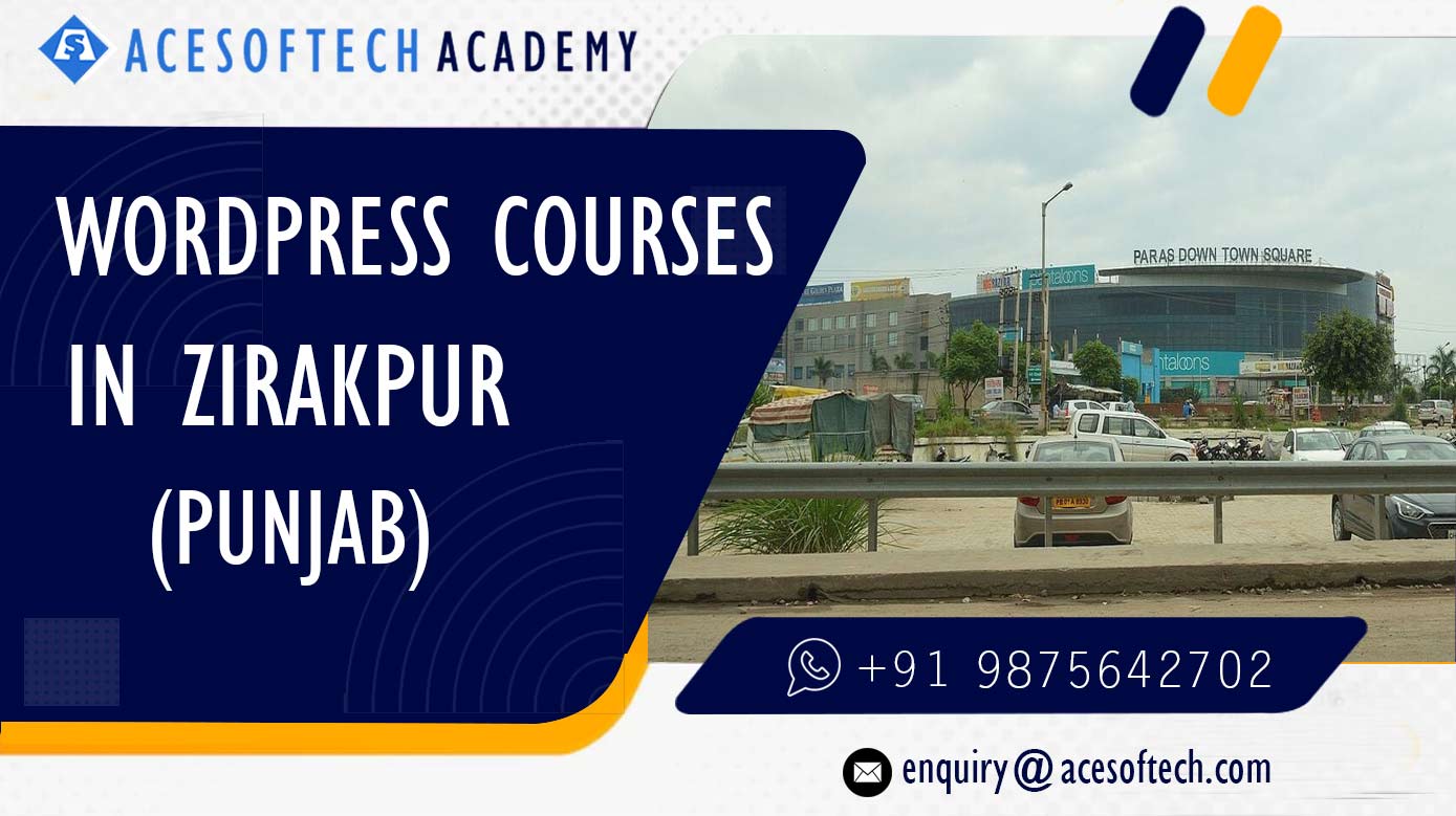 WordPress Course Training Institue in Zirakpur