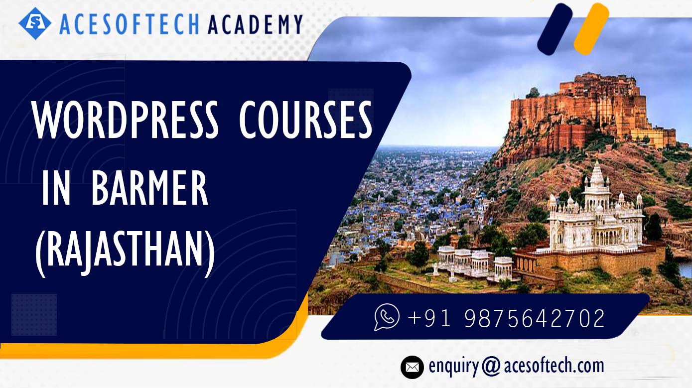 WordPress Course Training Institue in Barmer