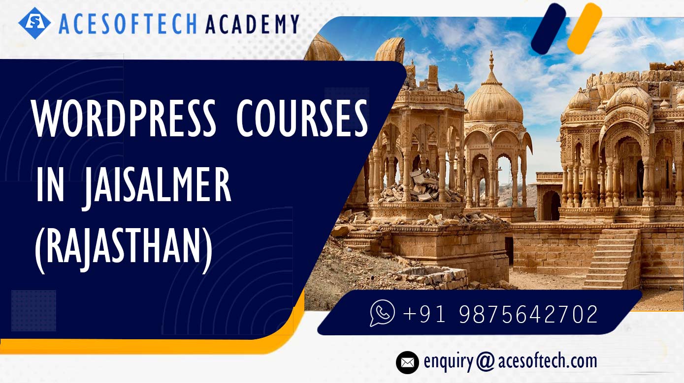WordPress Course Training Institue in Jaisalmer