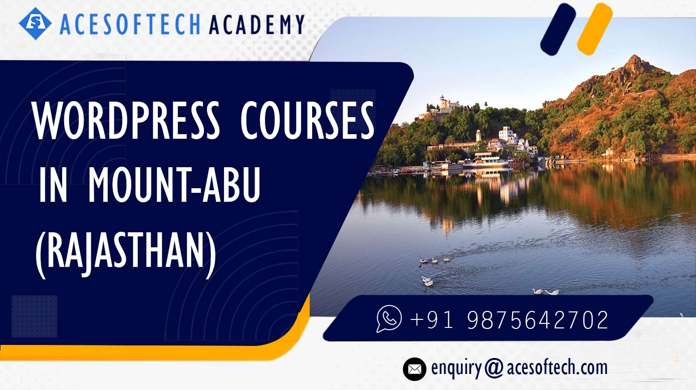 WordPress Course Training Institue in Mount Abu