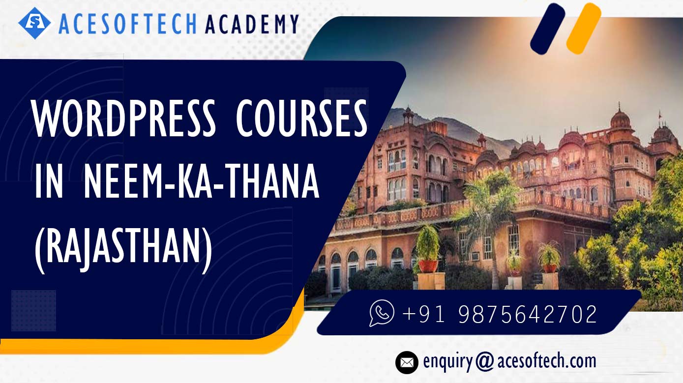 WordPress Course Training Institue in Neem-Ka-Thana