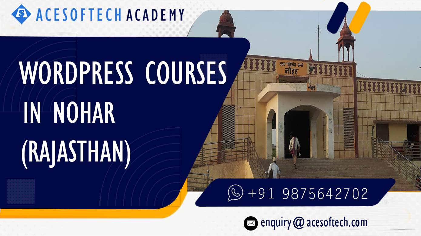 WordPress Course Training Institue in Nohar