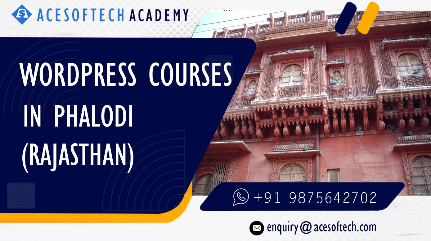 WordPress Course Training Institue in Phalodi
