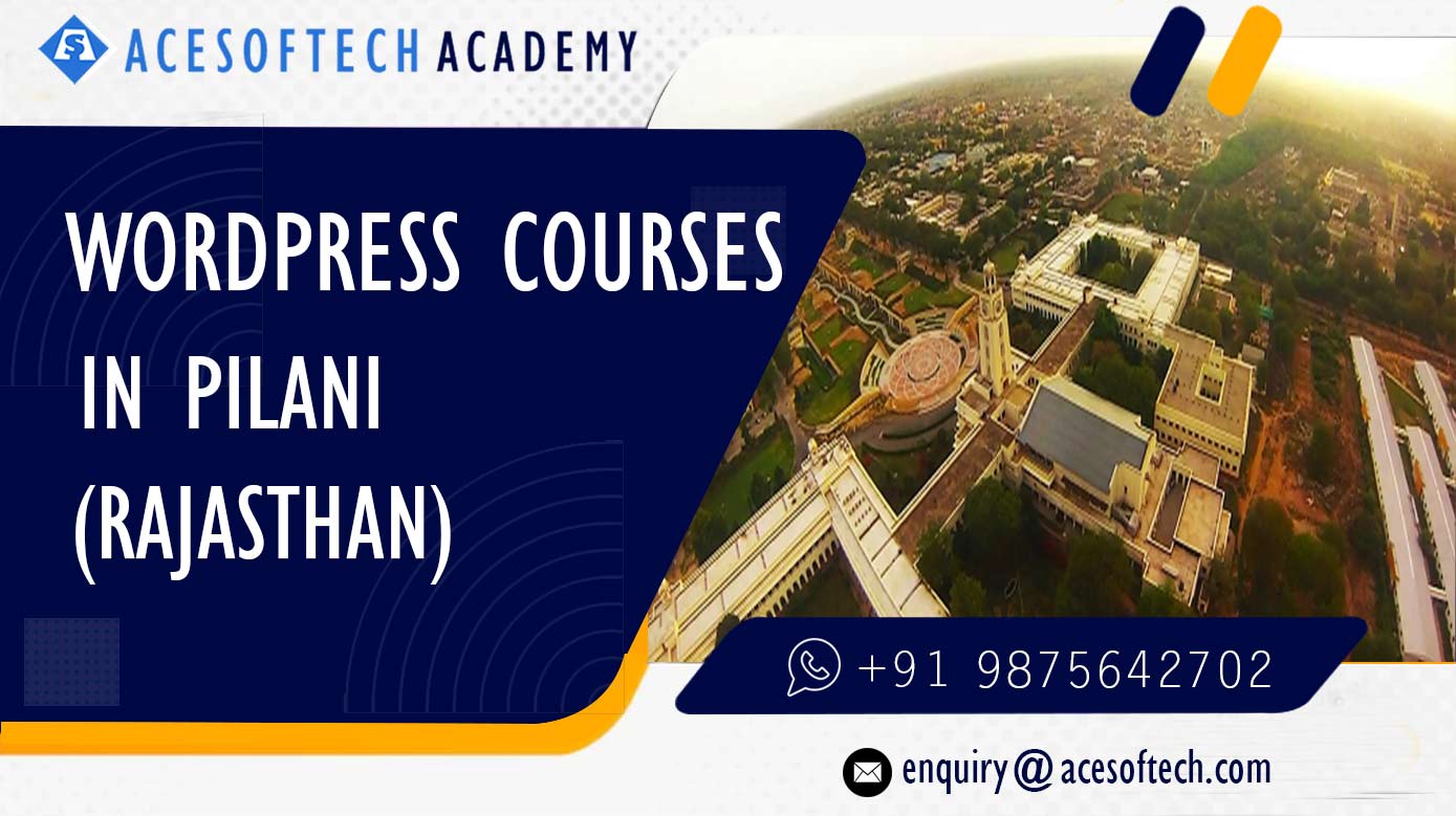 WordPress Course Training Institue in Pilani