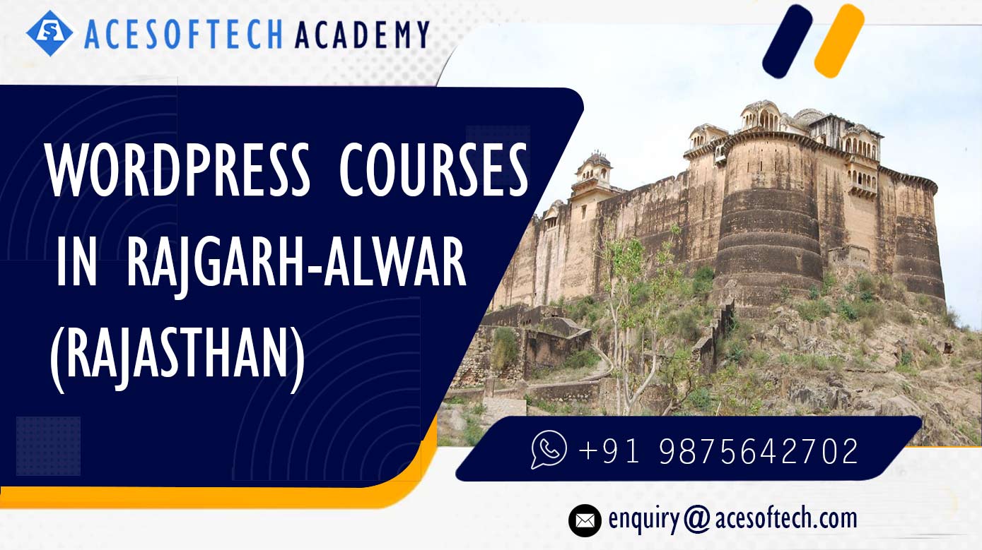 WordPress Course Training Institue in Rajgarh (Alwar)