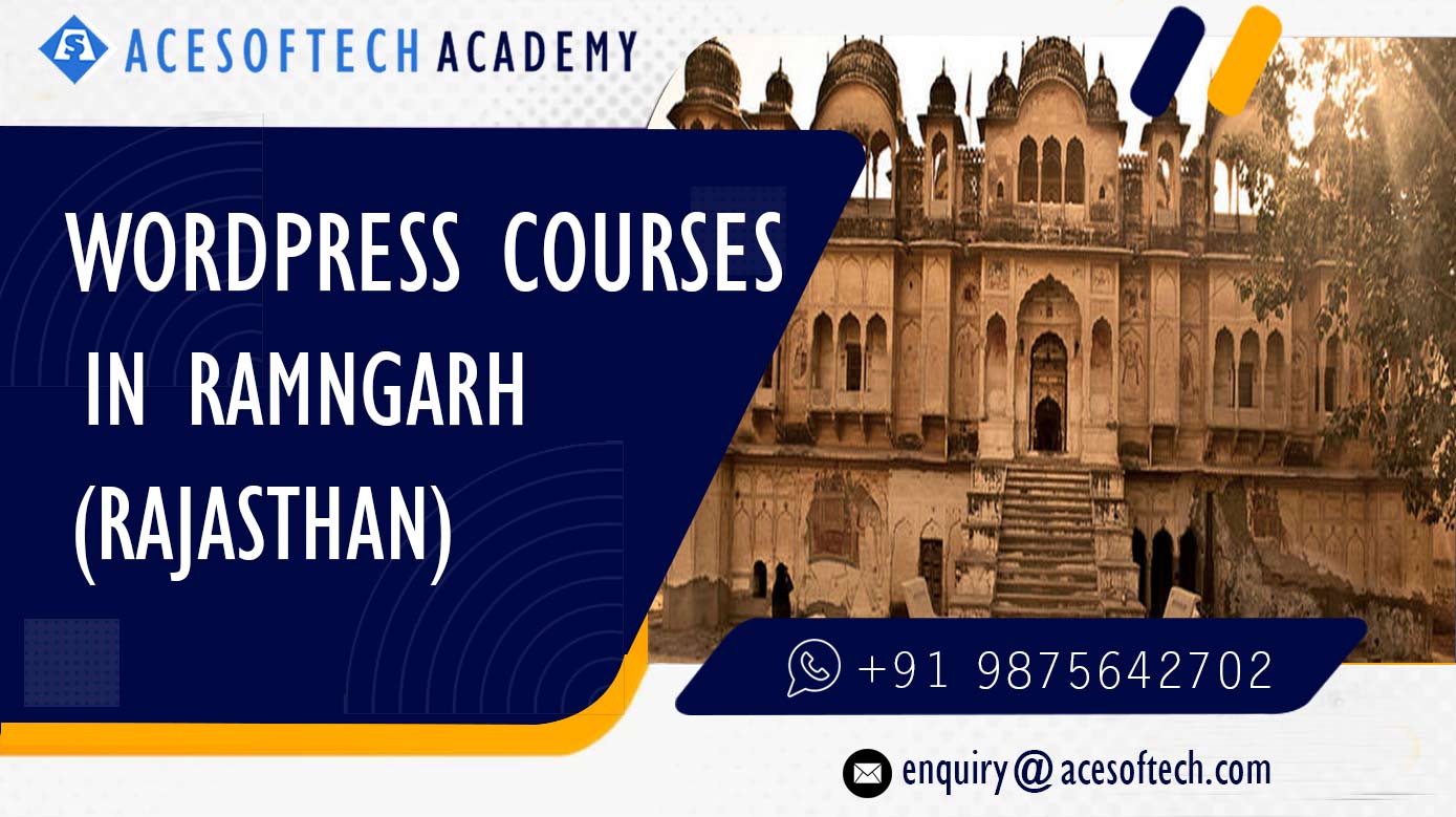 WordPress Course Training Institue in Ramngarh