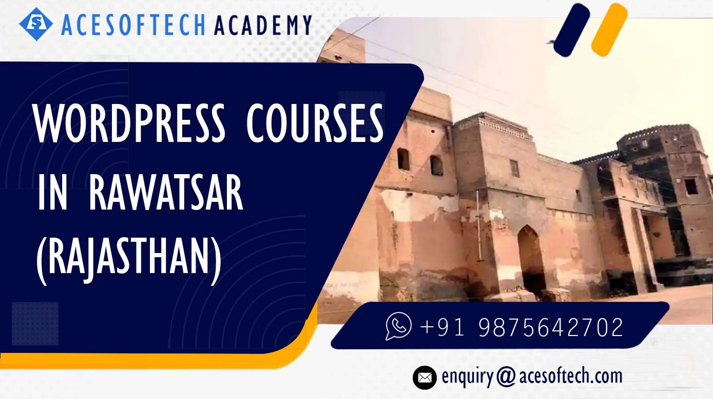 WordPress Course Training Institue in Rawatsar