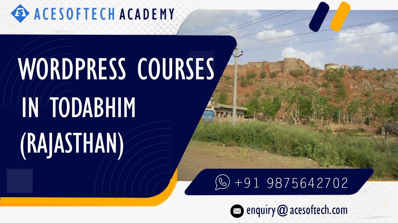 WordPress Course Training Institue in Todabhim