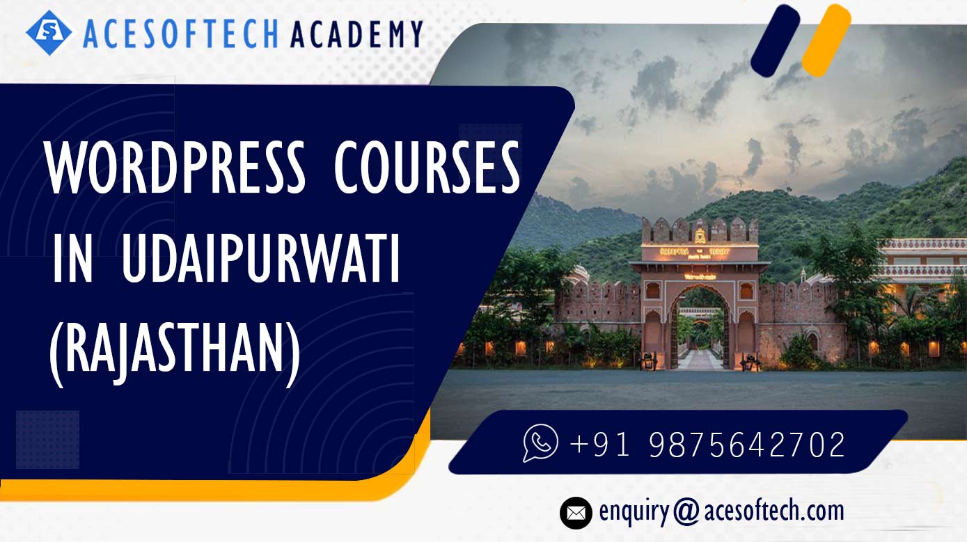 WordPress Course Training Institue in Udaipurwati