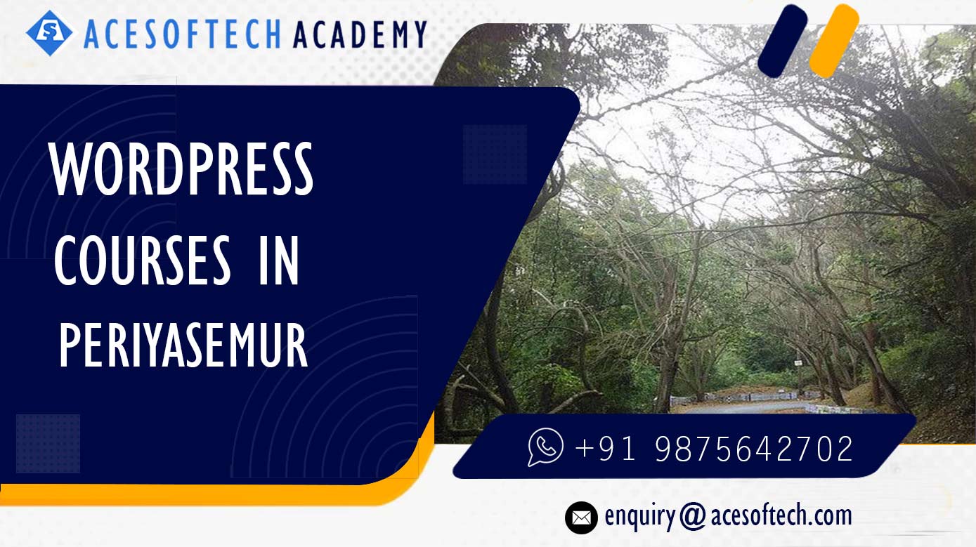WordPress Course Training Institue in Periyasemur