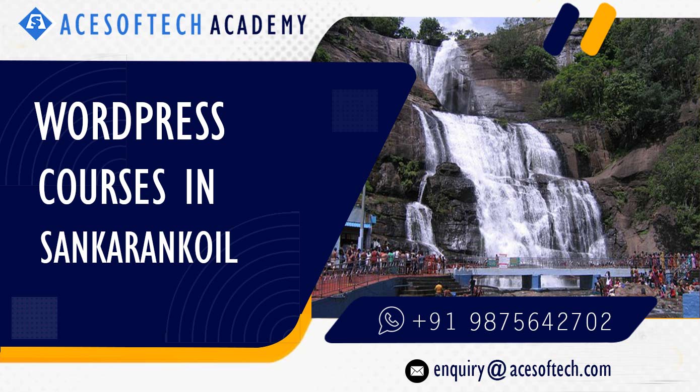 WordPress Course Training Institue in Sankarankoil