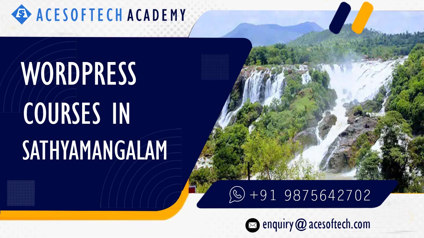 WordPress Course Training Institue in Sathyamangalam