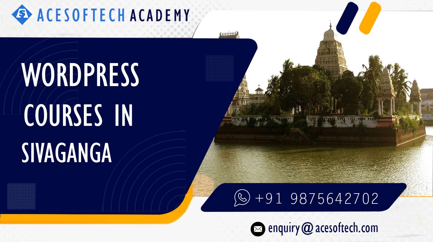 WordPress Course Training Institue in Sivaganga