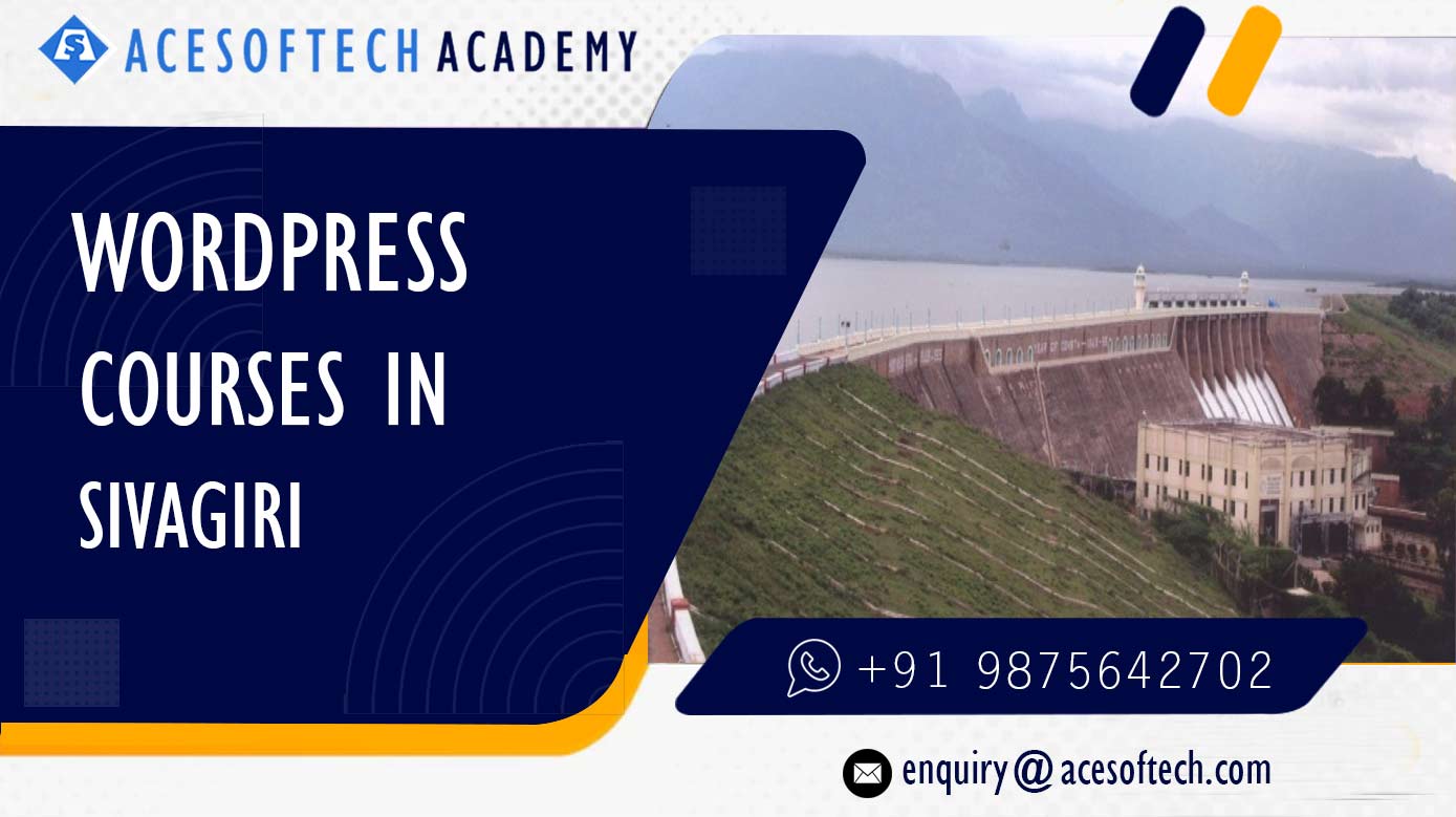 WordPress Course Training Institue in Sivagiri