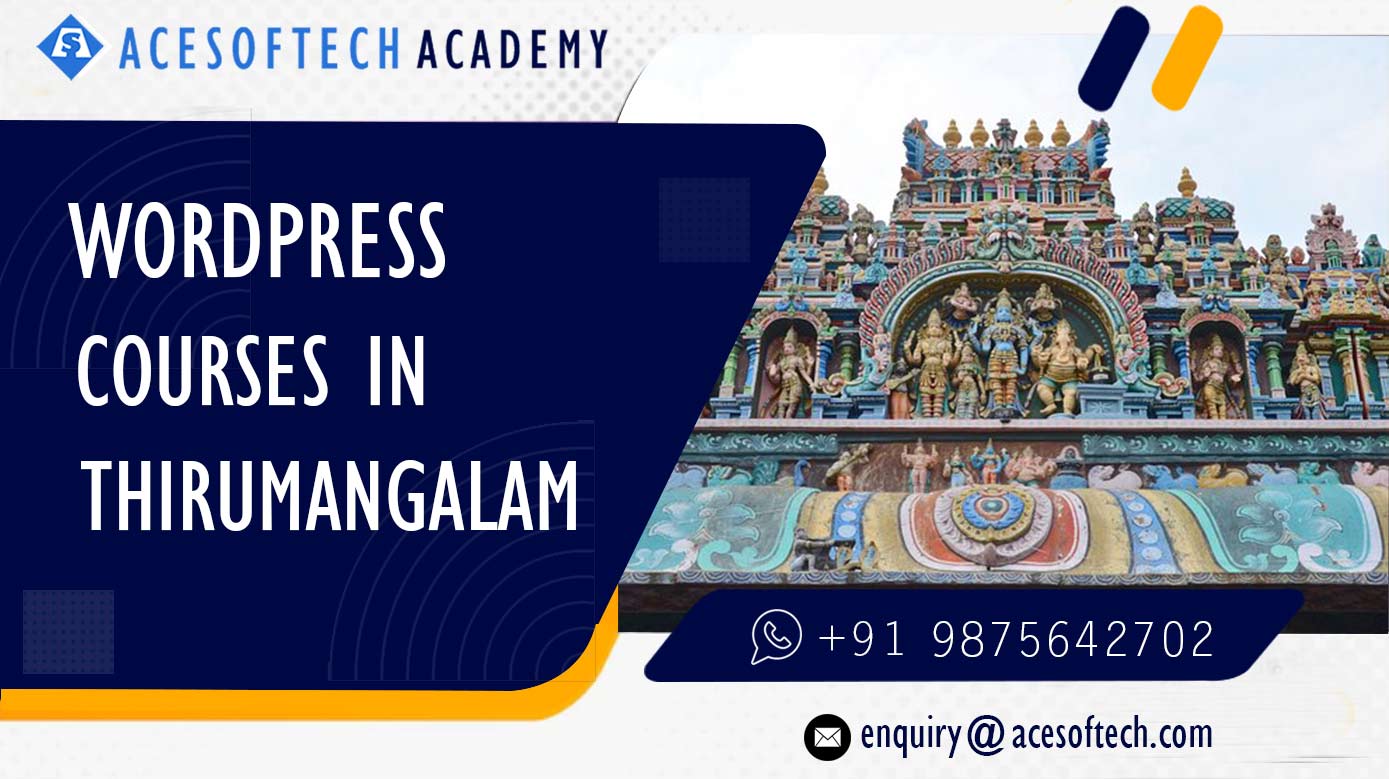 WordPress Course Training Institue in Thirumangalam