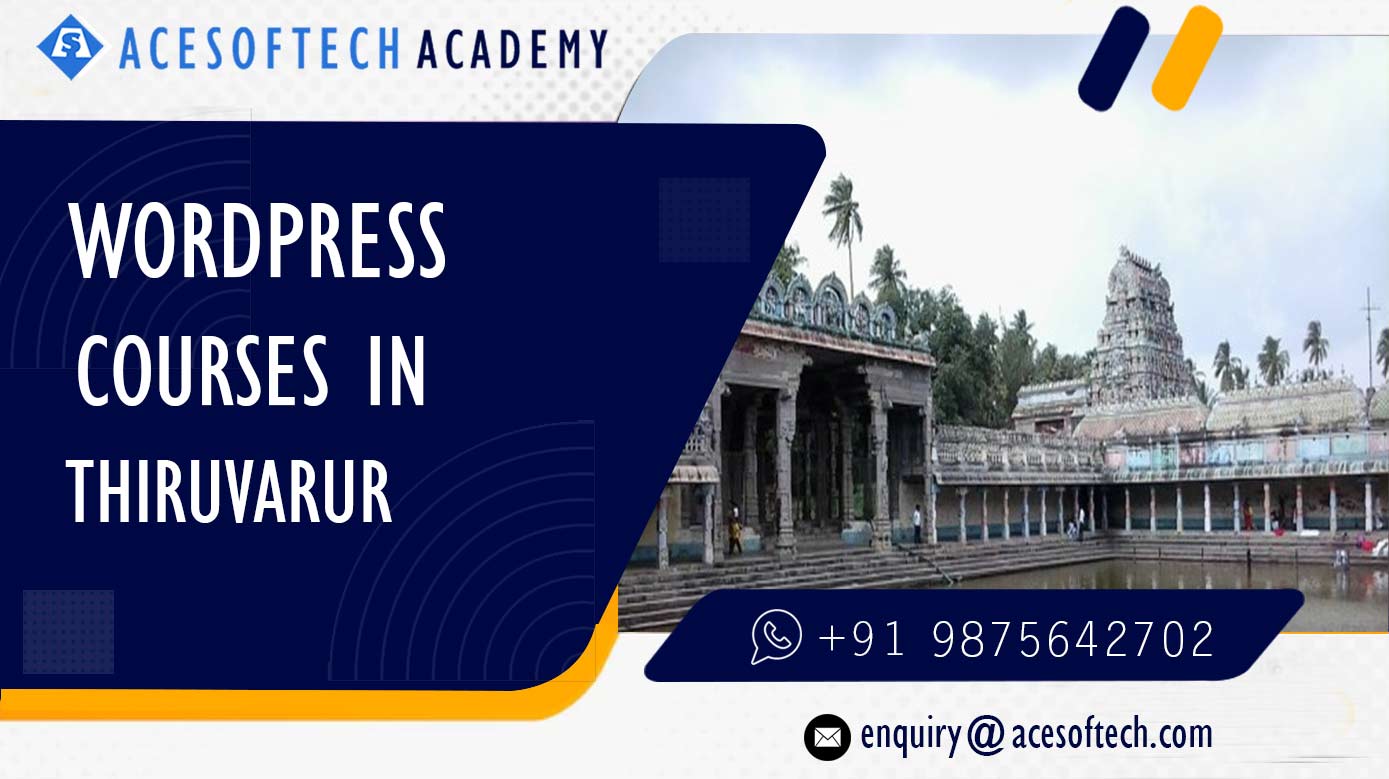 WordPress Course Training Institue in Thiruvarur