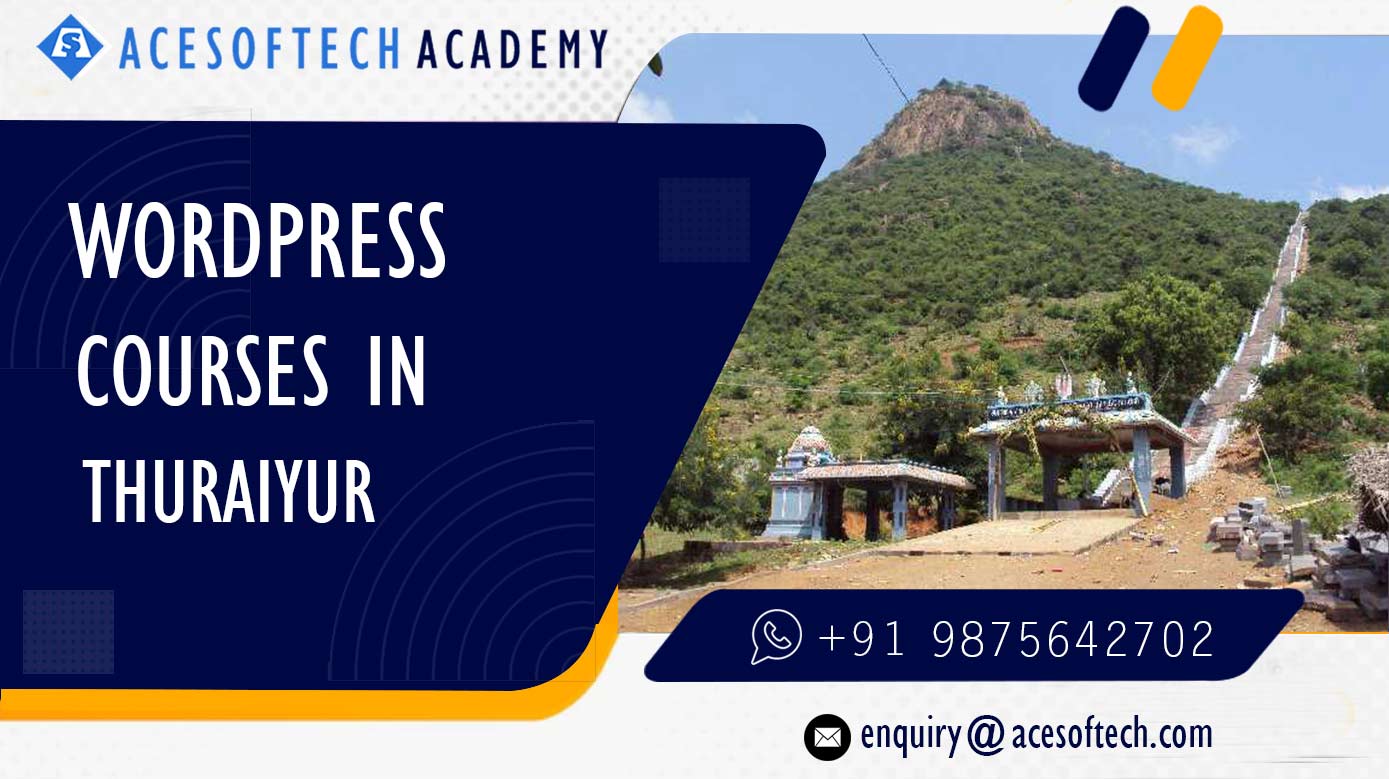 WordPress Course Training Institue in Thuraiyur