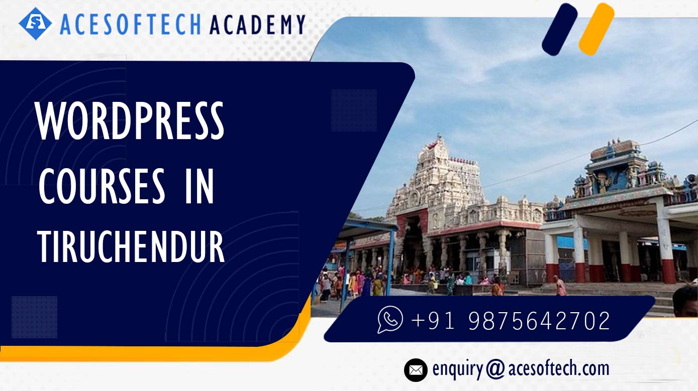 WordPress Course Training Institue in Tiruchendur