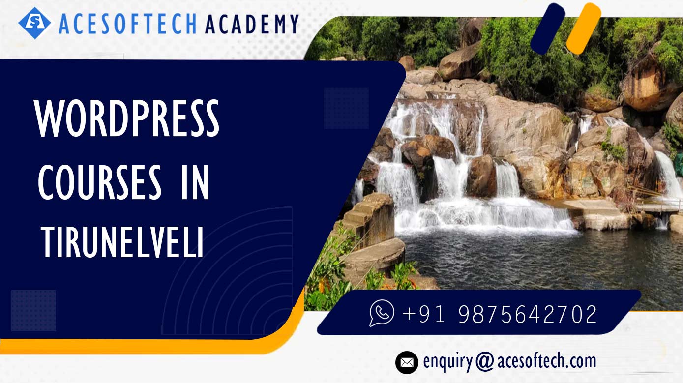 WordPress Course Training Institue in Tirunelveli