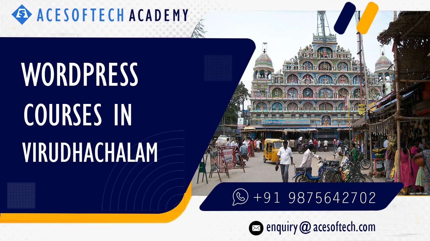 WordPress Course Training Institue in Virudhachalam