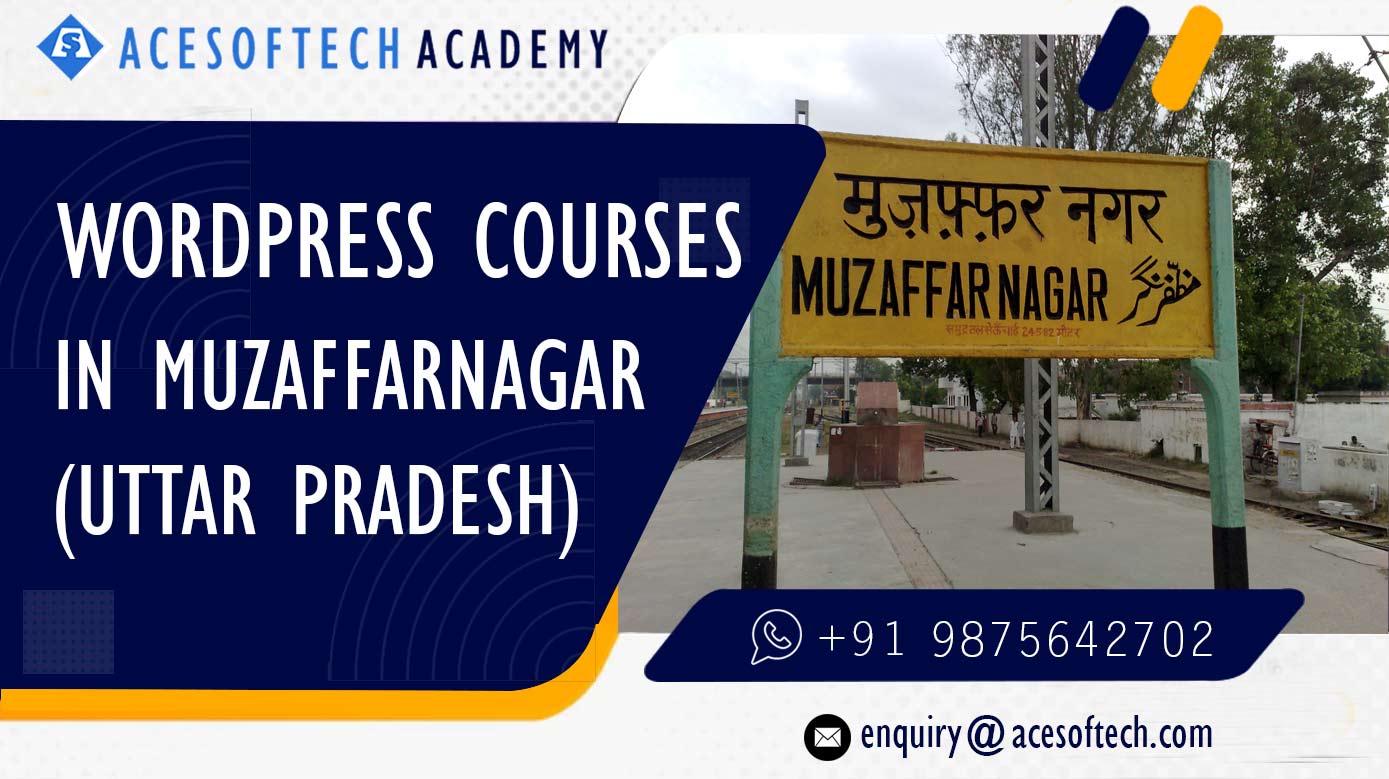 WordPress Course Training Institue in Muzaffarnagar