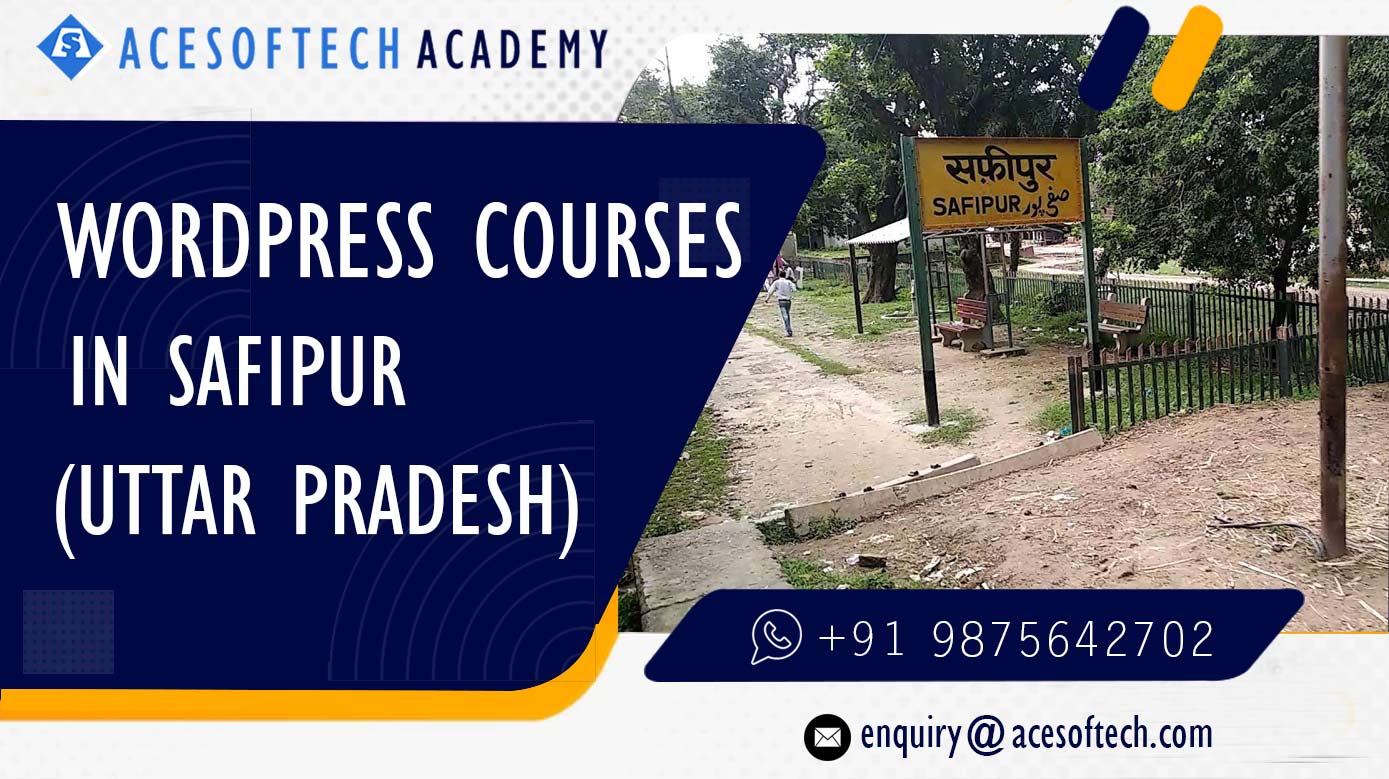 WordPress Course Training Institue in Safipur