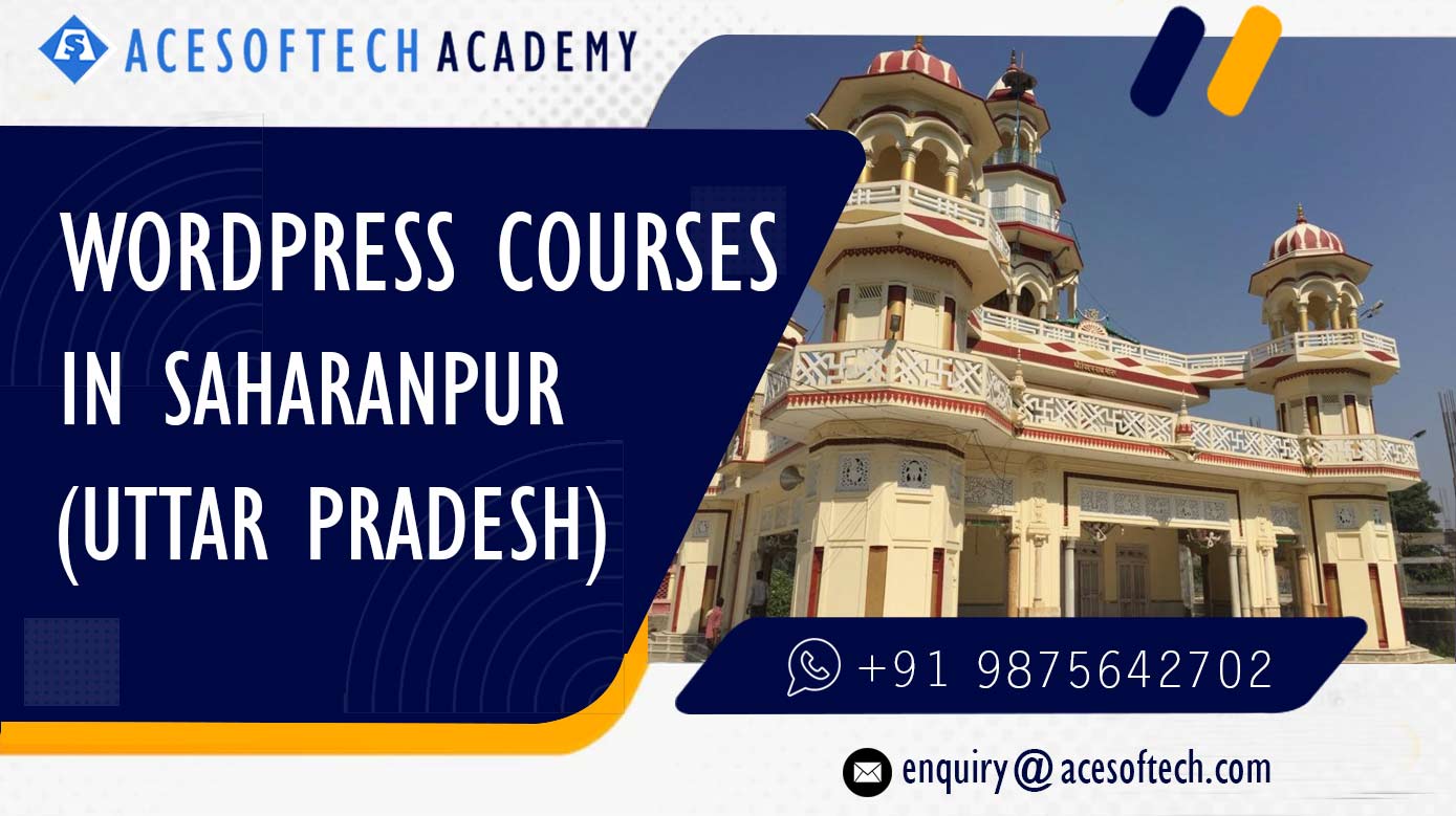 WordPress Course Training Institue in Saharanpur