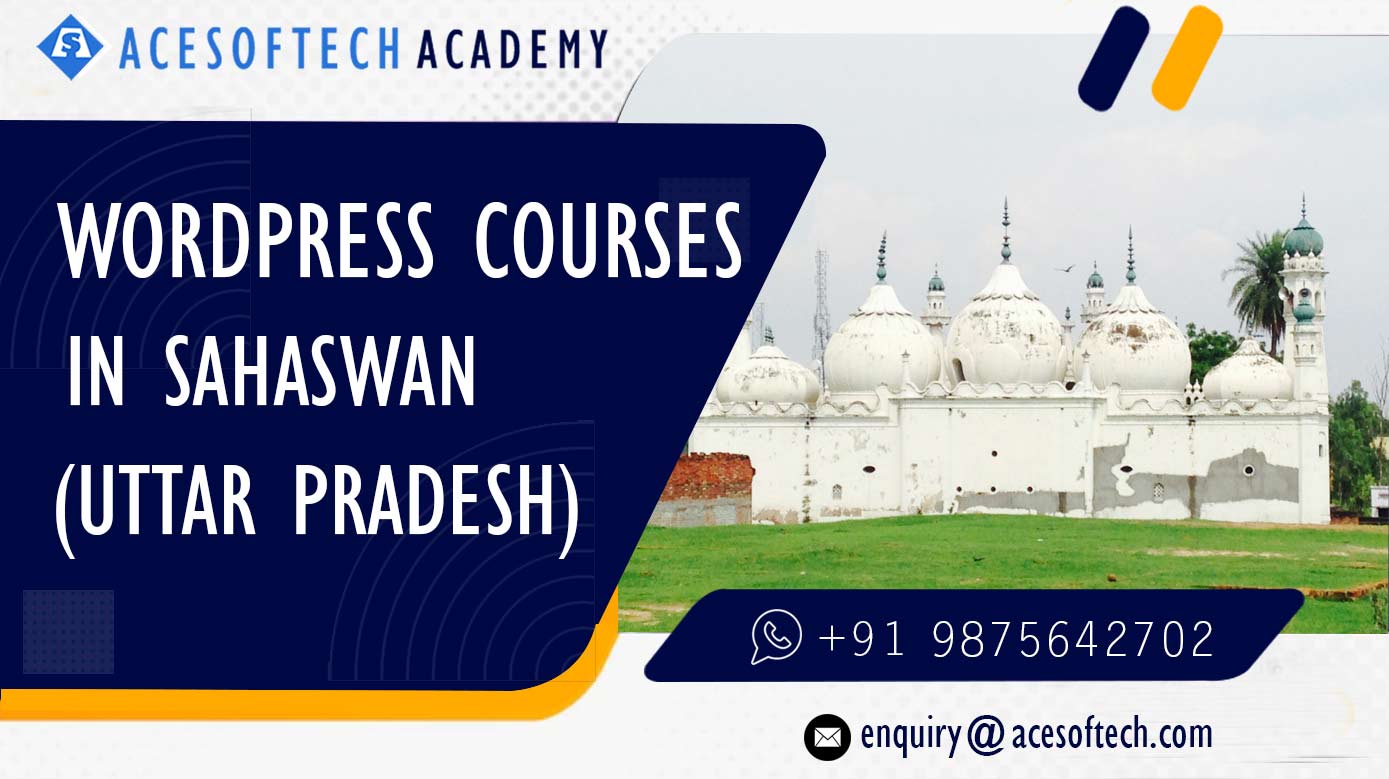 WordPress Course Training Institue in Sahaswan