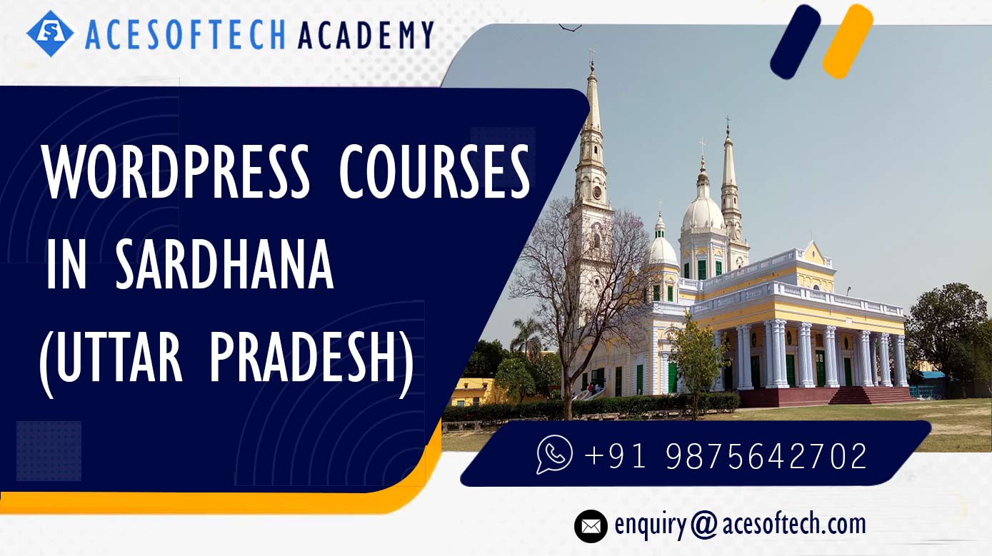 WordPress Course Training Institue in Sardhana