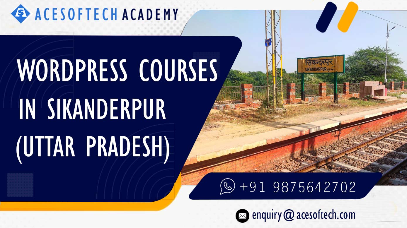 WordPress Course Training Institue in Sikanderpur