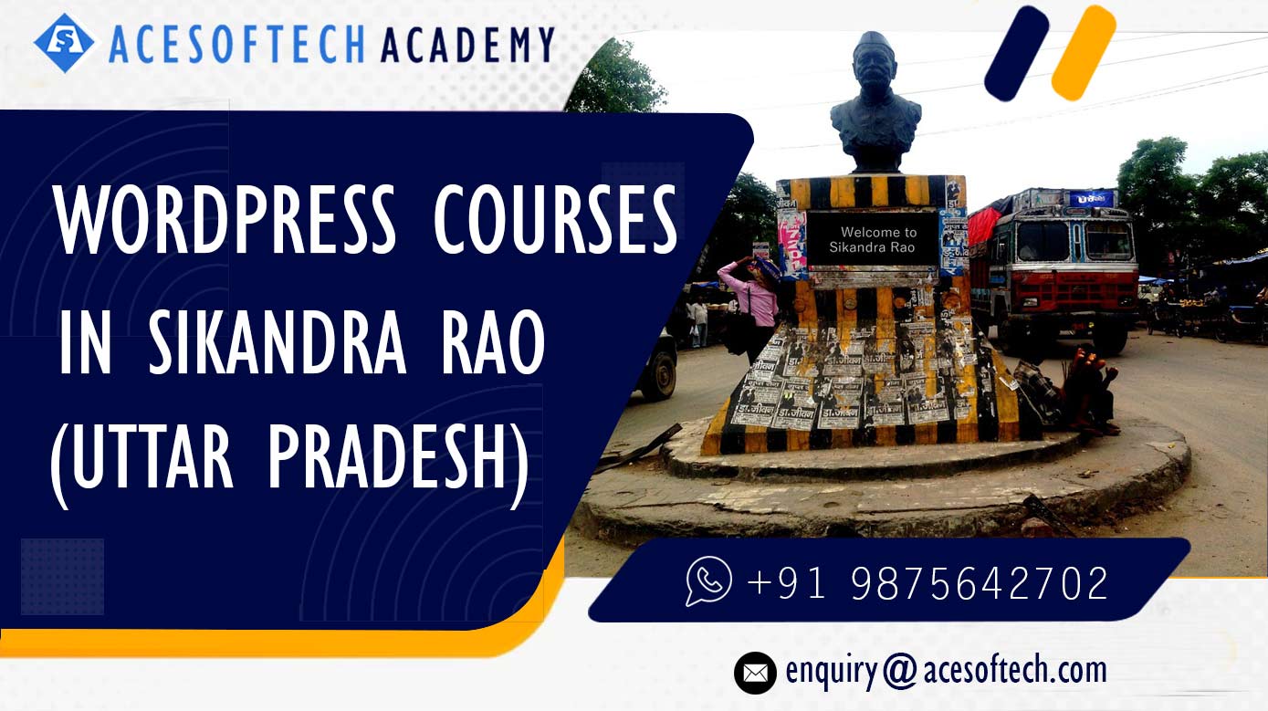 WordPress Course Training Institue in Sikandra Rao