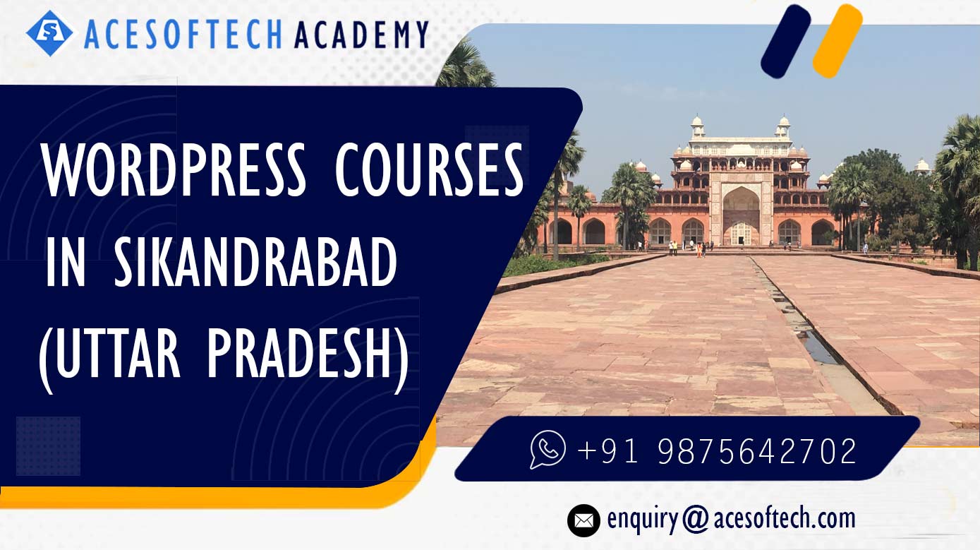 WordPress Course Training Institue in Sikandrabad